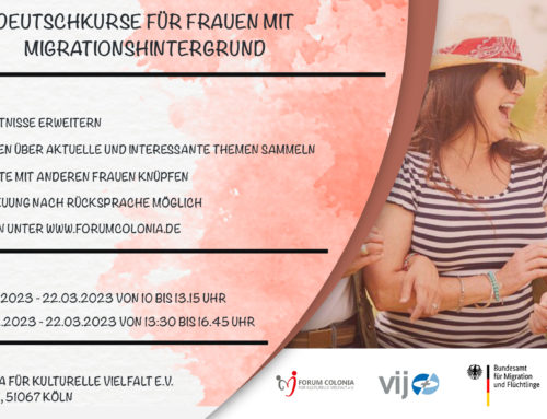 Deutschkurse für Frauen mit Migrationshintergrund (MiA-Kurse)